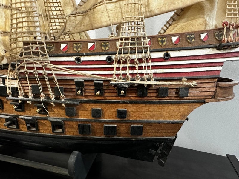 Adler von Lübeck 150's built from Graubner Wooden Model Ship Kit Carousel 2