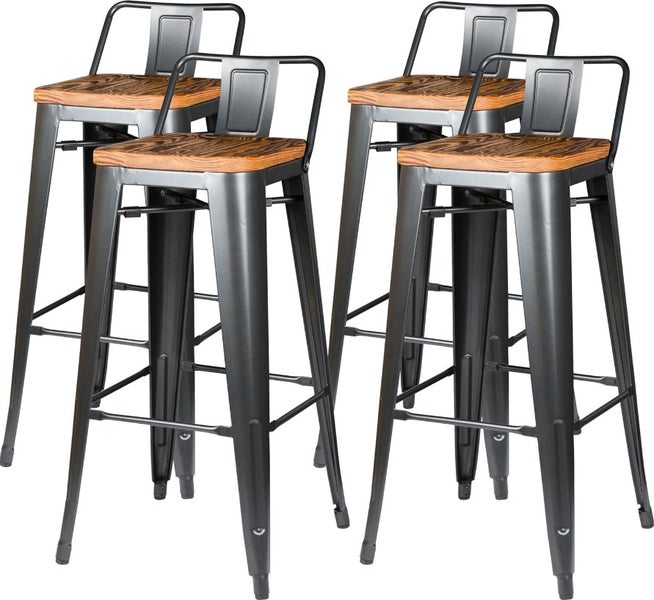Dinning Chair Bar Stool Cafe Chair Stool Set of 4 PCs Snap Deal Carousel 1