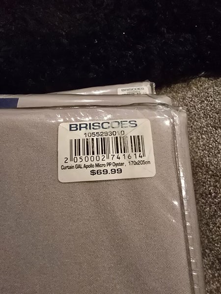 PAIR GALAXY APOLLO MICROFIBRE CURTAINS Carousel 4