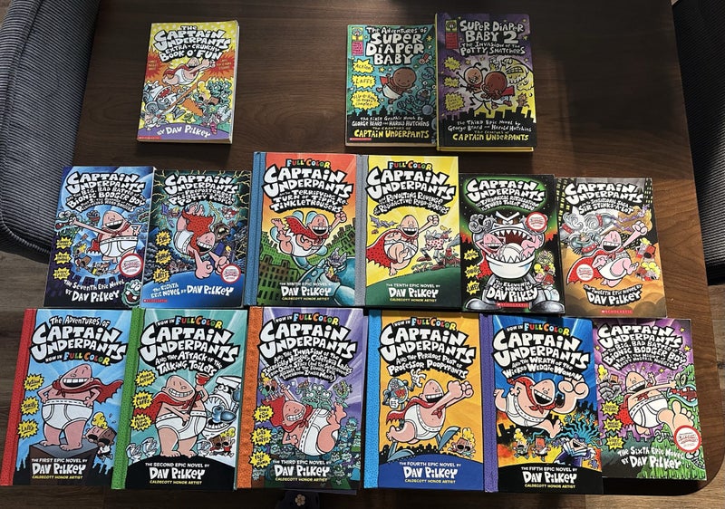 15 xBulk Captain Underpants Books and others Carousel 1