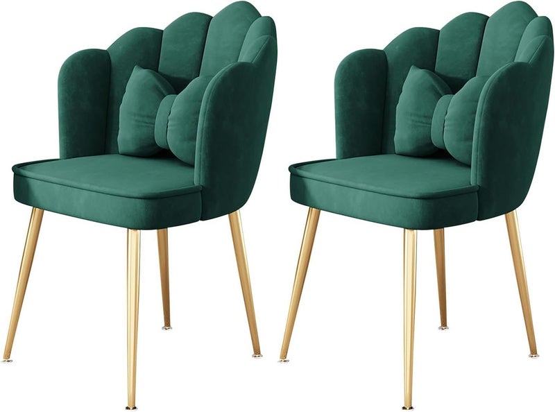 Comfortable Velvet Living Room Dining Chair Set of 2 PCs Snap Deal Carousel 8