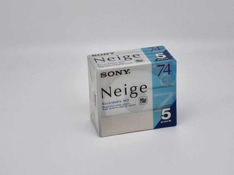 Sony MiniDisc 74min Pack of 5 New In Seal Carousel 1