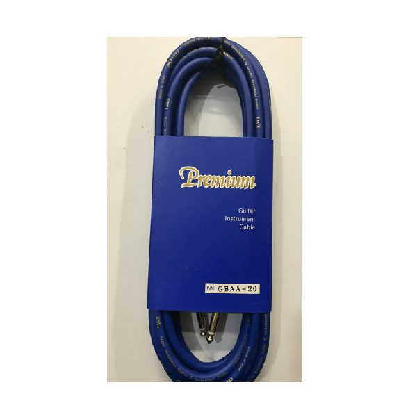 EWI GBAA20-BLUE 20ft / 6m Instrument Cable (Blue) Carousel 1