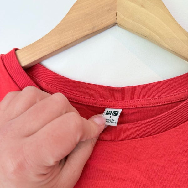 Uniqlo Size S Red Short-Sleeve Tunic / Dress Carousel 2