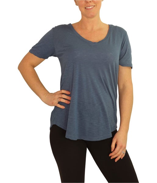 P.J. Salvage Womens Solid Rounded Hem Pajama Sleep T-shirt, NWT Carousel 1