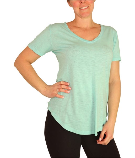 P.J. Salvage Womens Solid Rounded Hem Pajama Sleep T-shirt, NWT Carousel 1