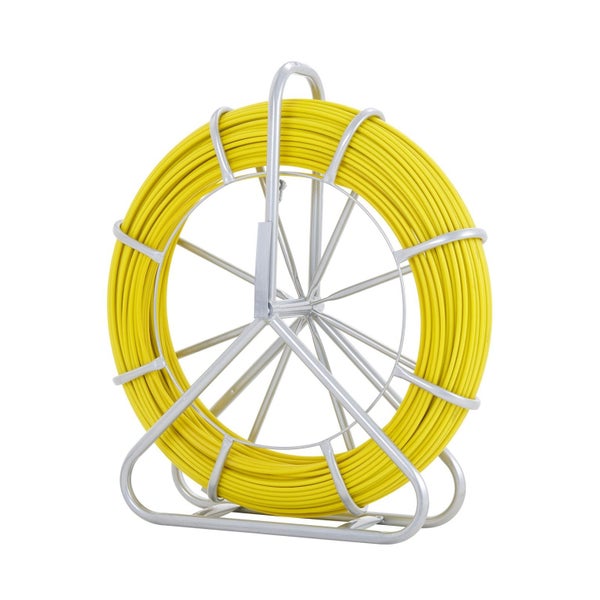 Fish Tape Fiberglass 129.5 M 6.35 Mm Duct Rodder Fishtape Wire Puller Cable R... Carousel 1