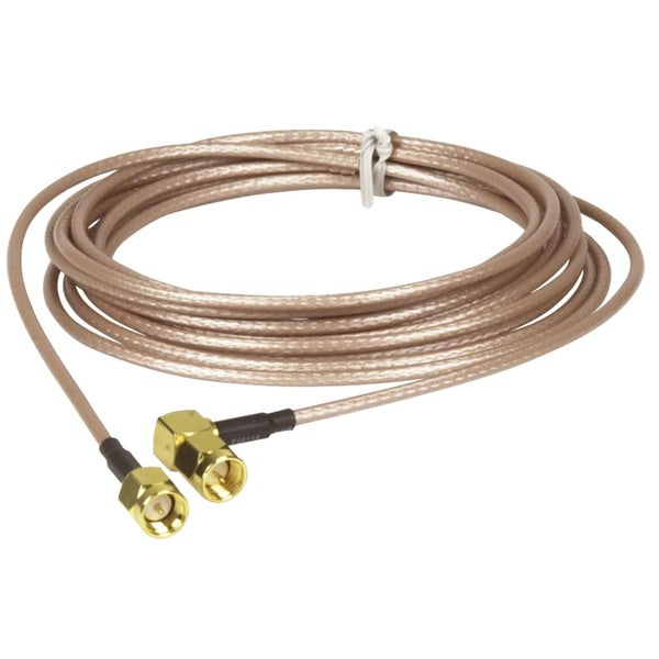 TECHOMAN Antenna Patch Cable with SMA Male to SMA RA Male - 1 Metre Cable. Carousel 1