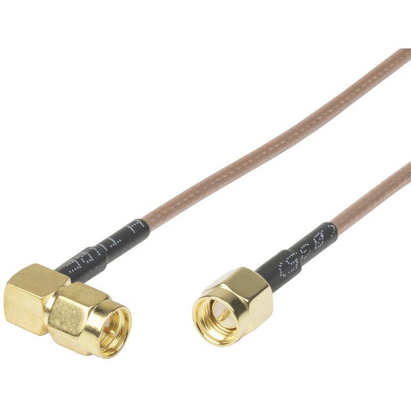 TECHOMAN Antenna Patch Cable with SMA Male to SMA RA Male - 1 Metre Cable. Carousel 2