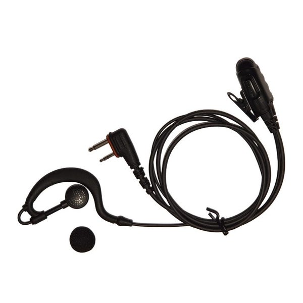 TECHOMAN Earpiece G-Type with Lapel Microphone with VOX for UNIDEN Walkie Talkie Carousel 1