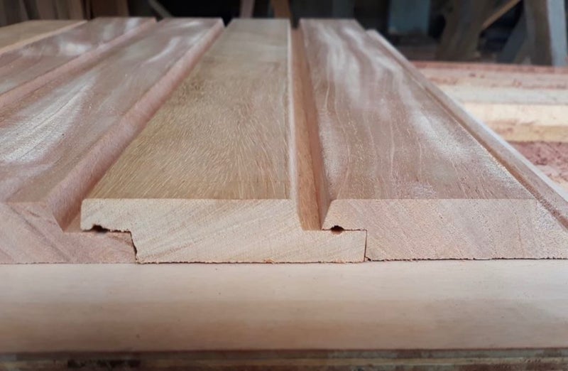 90 x 19 (75 Cover) MAHOGANY CLADDING/HARDWOOD WEATHERBOARDS - $6.95 /meter64548792653825110