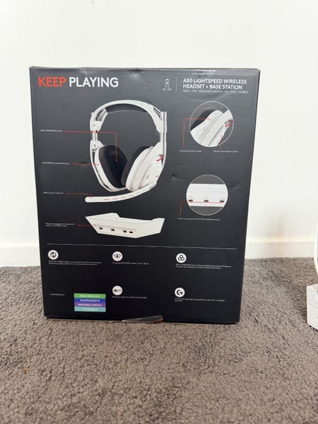 Logitech G Astro A50 Gen 5 LightspeedHeadset - White64195016646913112