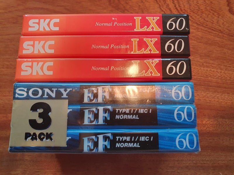 6 unopened c60 cassette tapes Carousel 6