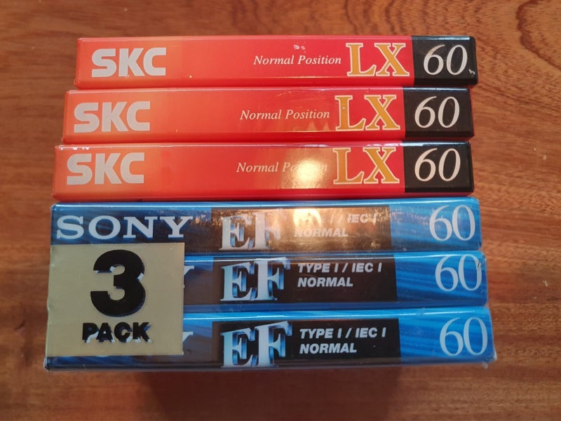 6 unopened c60 cassette tapes Carousel 1