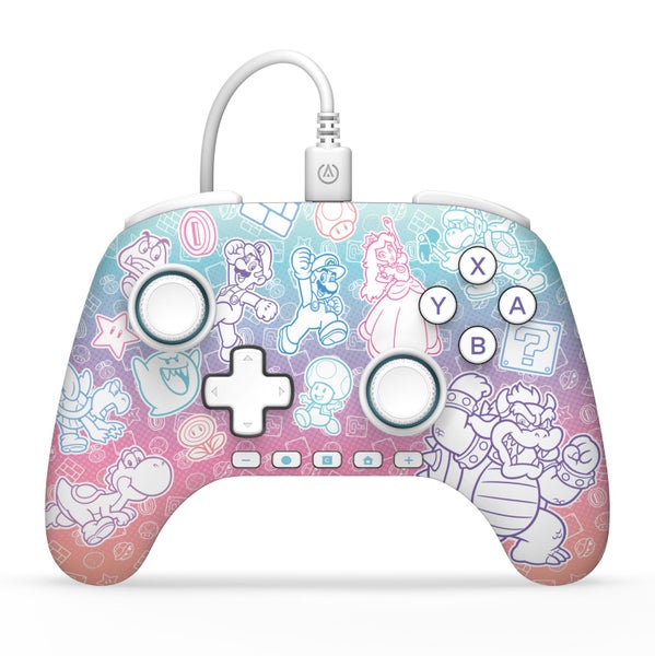 Nintendo Switch 2 PowerA Wired Controller Mushroom Kingdom C Button Game Chat64210726651009113