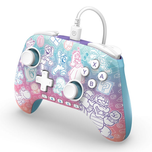 Nintendo Switch 2 PowerA Wired Controller Mushroom Kingdom C Button Game Chat64210726651009114