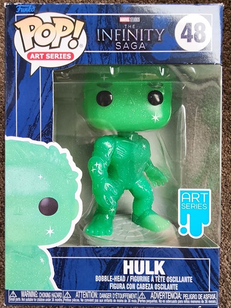 Funko Pop Marvel Art Series (Hulk) Carousel 1