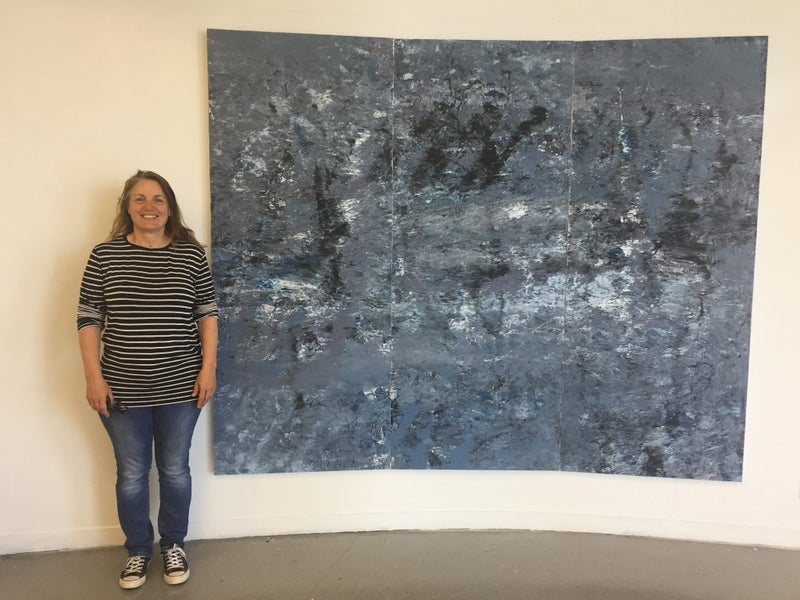 Very Large Abstract Artwork 1980mm x 2430mm x 35mm Carousel 2