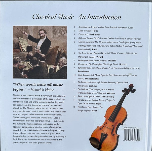 An introduction to classical music - a book with CD64240766871042112