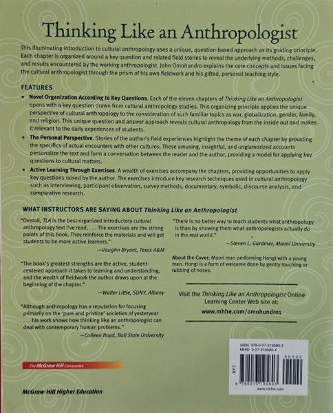 Thinking Like an Anthropologist | John T. Omohundro Carousel 2