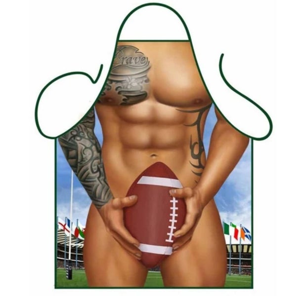 Footballer Barbecue Apron Carousel 1