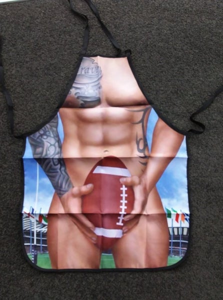 Footballer Barbecue Apron Carousel 2