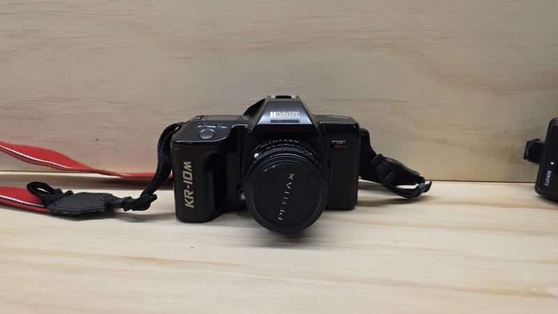 Ricoh KR-10M Film Camera + 3 Lenses Carousel 2