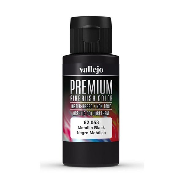 Vallejo - Premium Colour - Metallic Black 60 ml64289205862274110