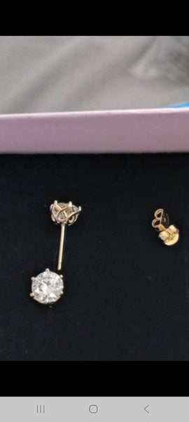 diamond earrings ,1 ct. Lattice basket new!! Carousel 2