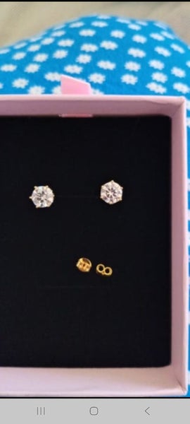 1 ct diamond earrings .5 carat Lattice basket new!! LAST PAIR Carousel 2