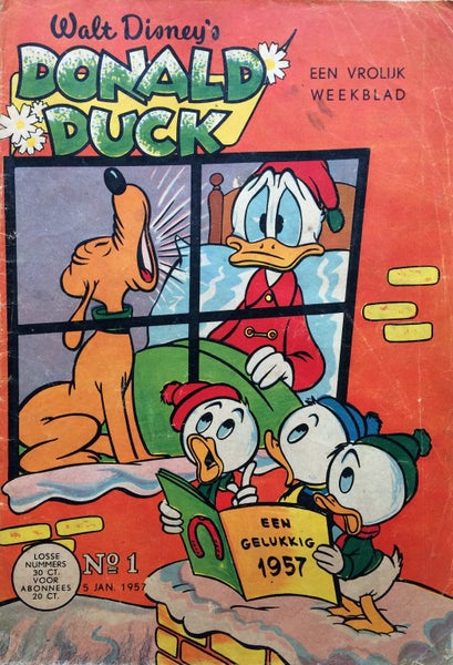 Walt Disney's Donald Duck Comics - Rare Dutch Printings from 1957 x 6 Carousel 1