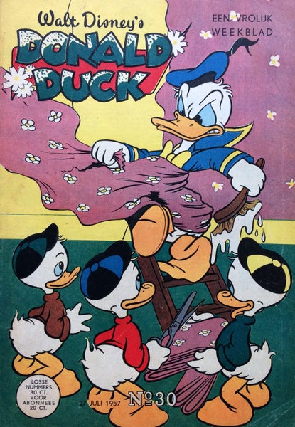 Walt Disney's Donald Duck Comics - Rare Dutch Printings from 1957 x 6 Carousel 1