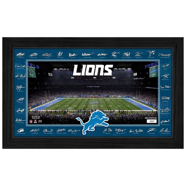 Detroit Lions 2025 NFL Signature Gridiron Frame Carousel 1