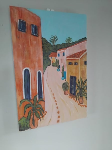 The Mediteranean Village by kiwi artist Carousel 6
