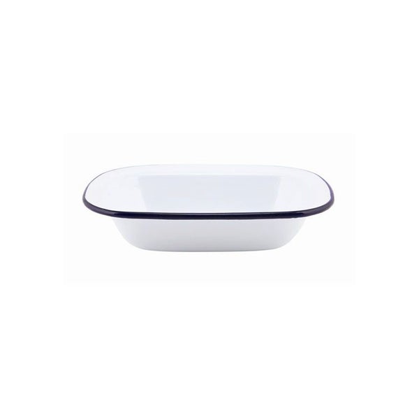Falcon Pie Dish Oblong Enamelware 30cm Carousel 1