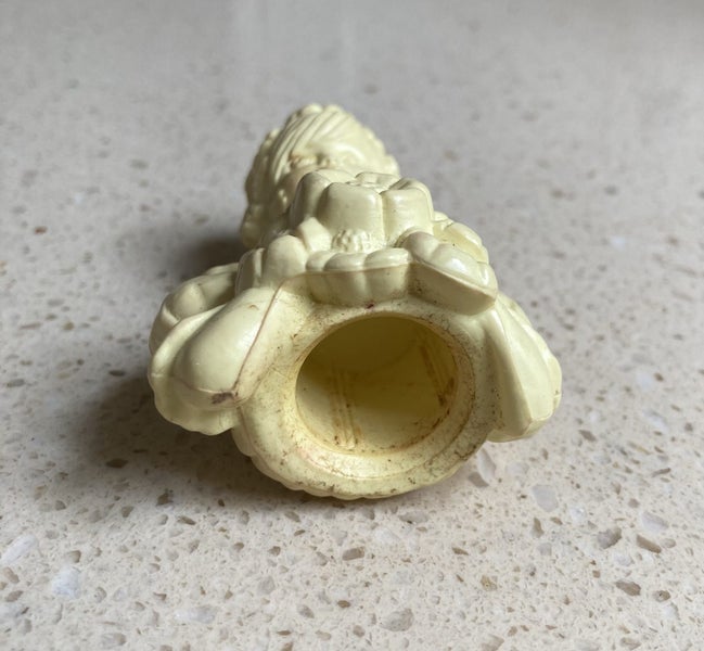 Avon Cosmetics Perfume Bottle Top Lady with Flowers Carousel 3