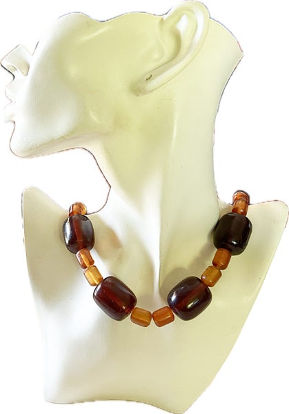 Long Vintage Chunky Genuine UV Tested Baltic Amber Beads Necklace, 115 gr *60 cm Carousel 2