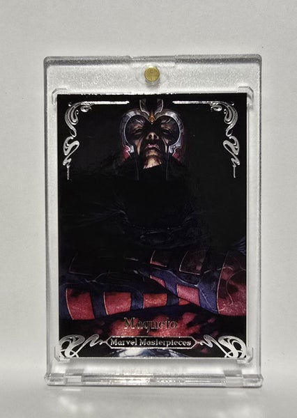 *** MAGNETO!! 2018 MARVEL MASTERPIECES BASE SILVER FOIL CARD *** Carousel 1