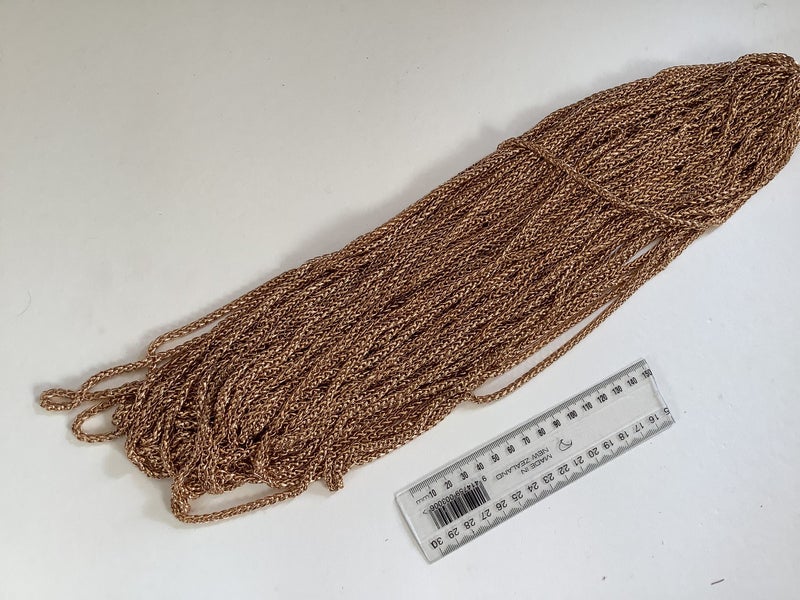 Rose Gold plated chain bulk about 27m 1.57kg Carousel 2