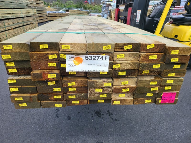 PINE FRAMING - SG8 H3.2 WET - 140 x 45mm - MG - 268.8m - TS900264212010850306111