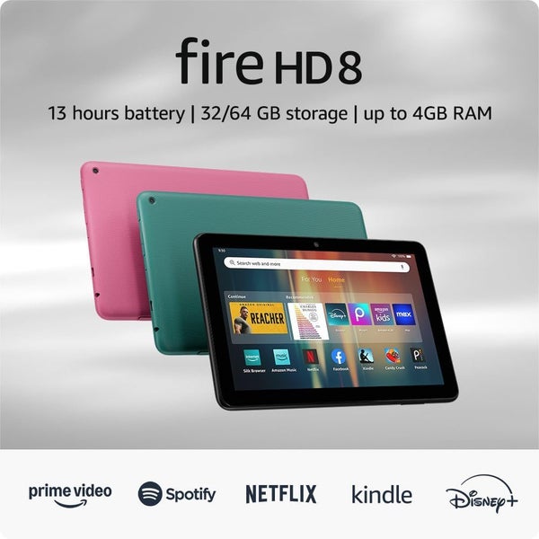 Amazon Fire HD 8 32GB Tablet - Hibiscus, 12th Gen Carousel 2