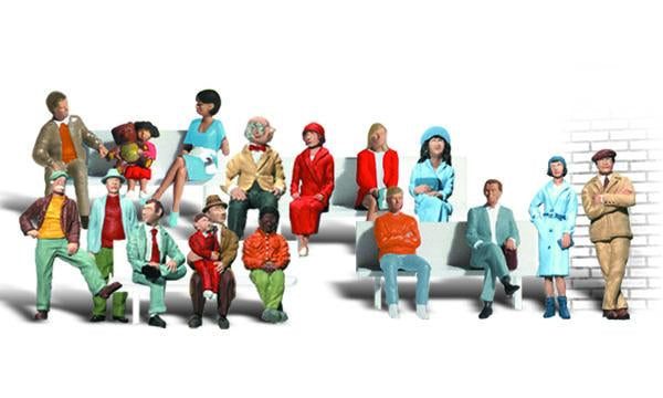 Woodland Scenics N Assorted Figures Economy Pk Carousel 2