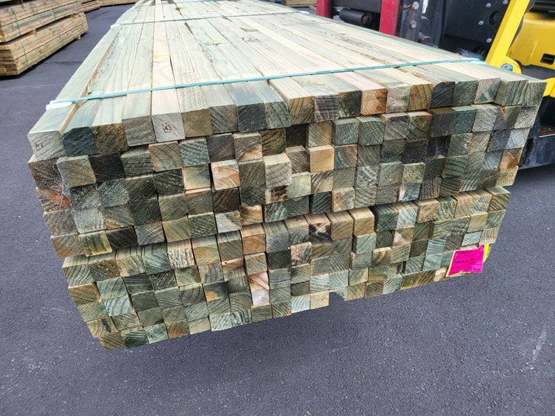 PINE FRAMING / BALUSTERS - 45 x 45mm - INDUSTRIAL - H4 P/R - 635.4m - TS900464647331008259111