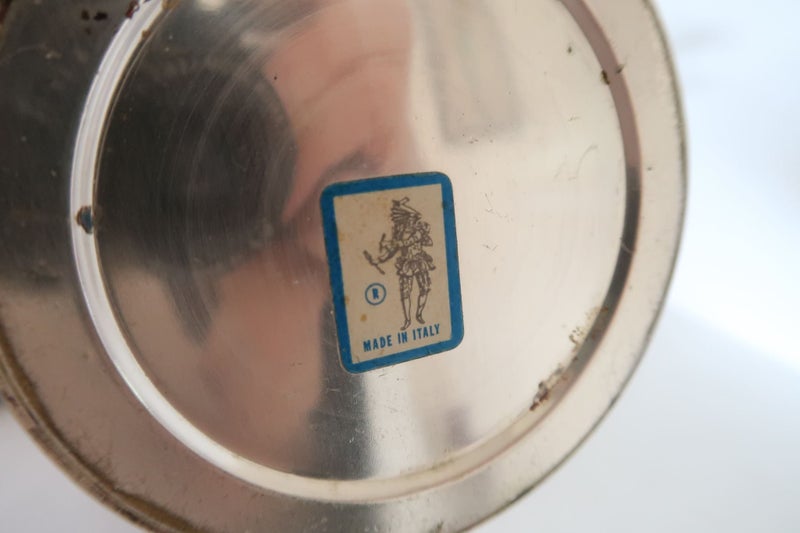 ***FABULOUS GLASS AND SILVER PLATED CLARET JUG ITALY*** Carousel 2