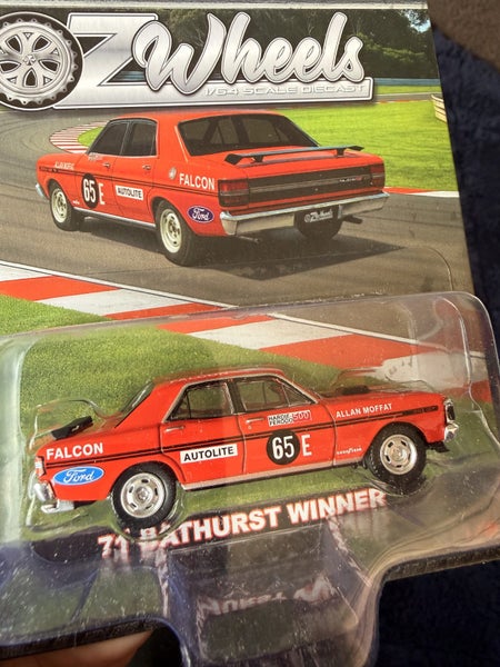 Oz Wheels 1/64 Ford XY GTHO Falcon , Allan Moffat 1971 Bathurst Winner.64238591728385110