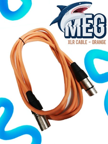 MEG - XLR Cable - 6m Orange Carousel 1