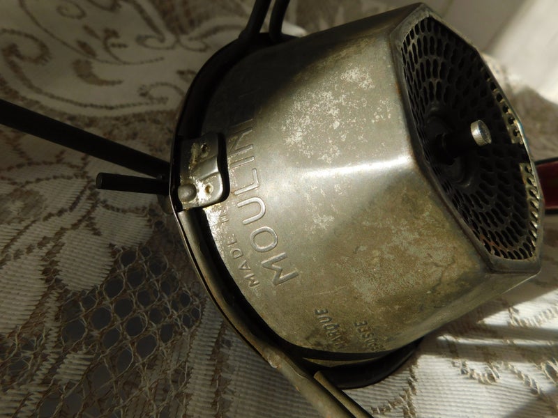 Vintage French food grinder Moulinette 1950s, mashed food grinder, meat grinder Carousel 4