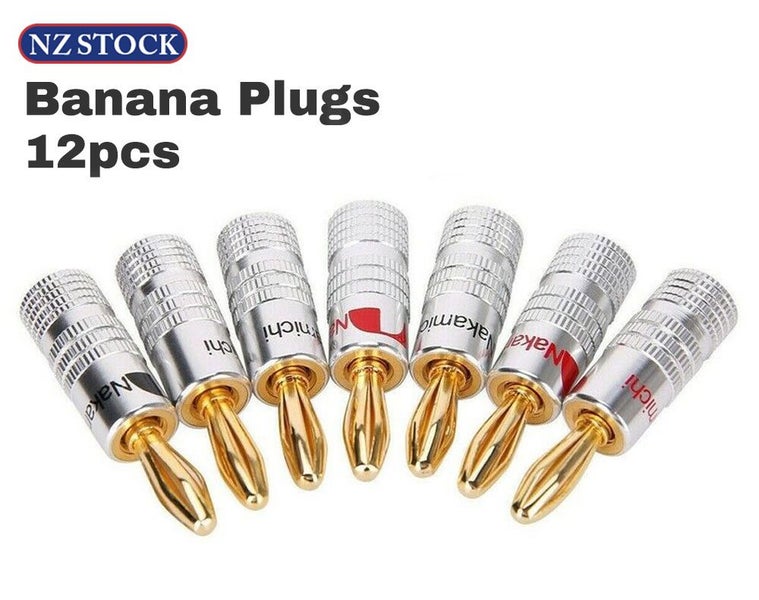 Banana Plugs (12 PCS) - NEW *IN STOCK* Carousel 1