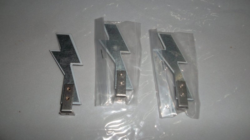 Stern AC/DC Pinball Machine 3 piece Lightning Bolt Set Carousel 6