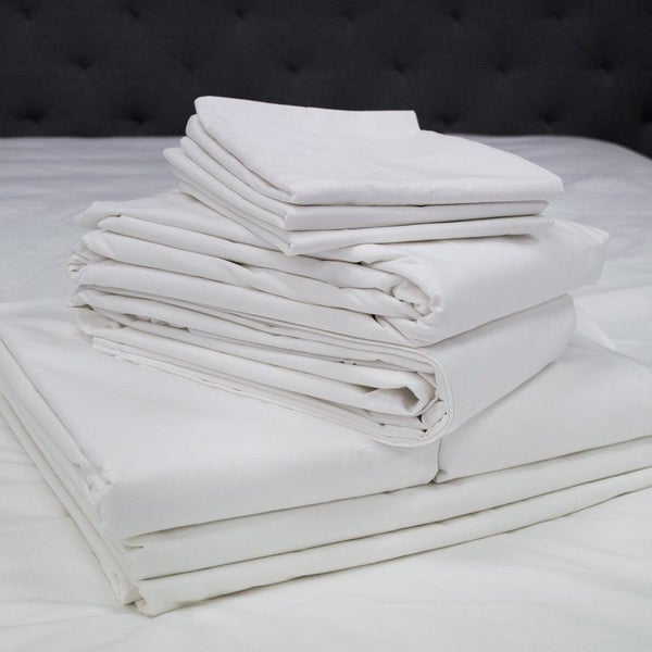 Actil Commercial Supercale White Fitted Sheet Separates by Sheridan Carousel 2